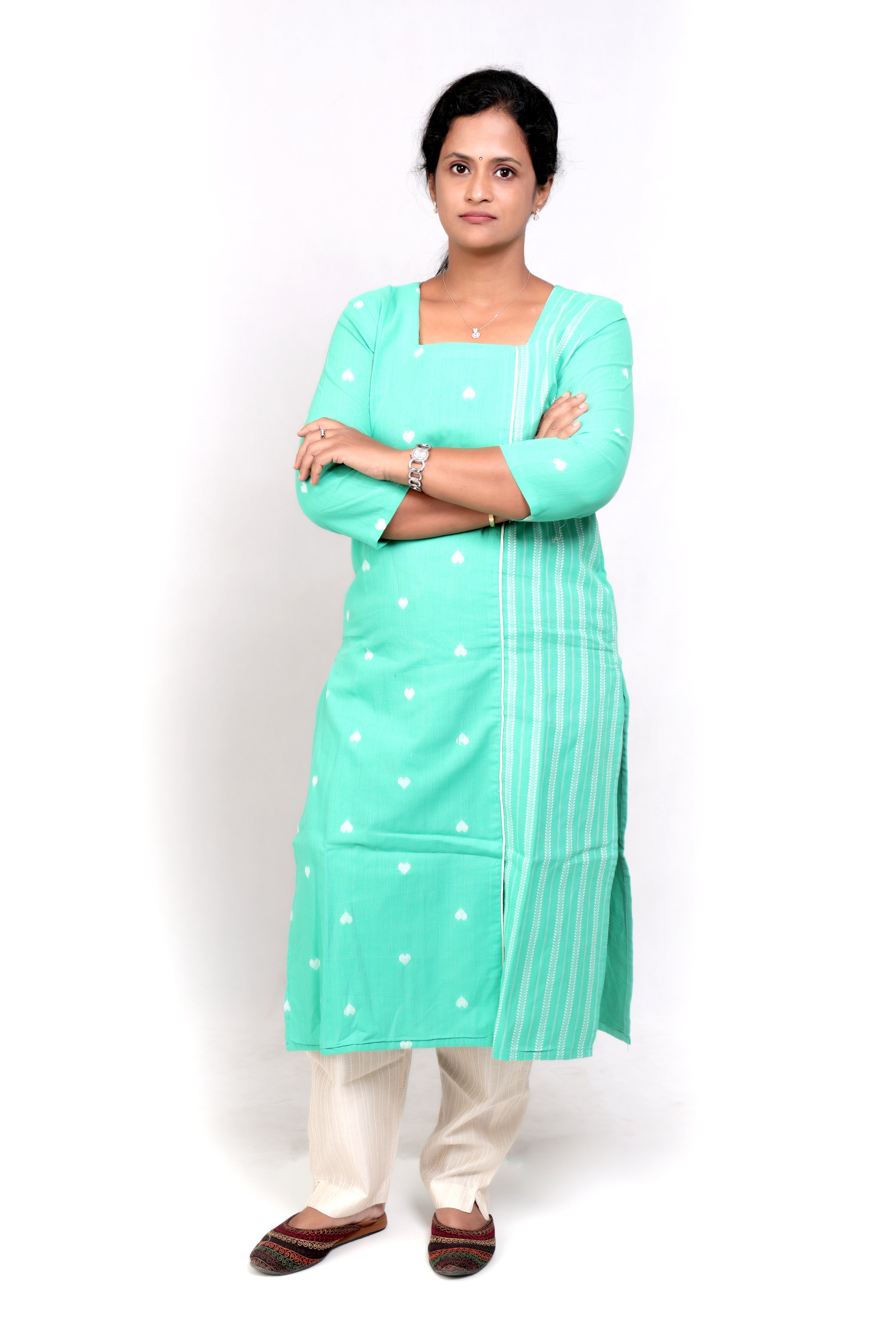 Green South Cotton Salwar set