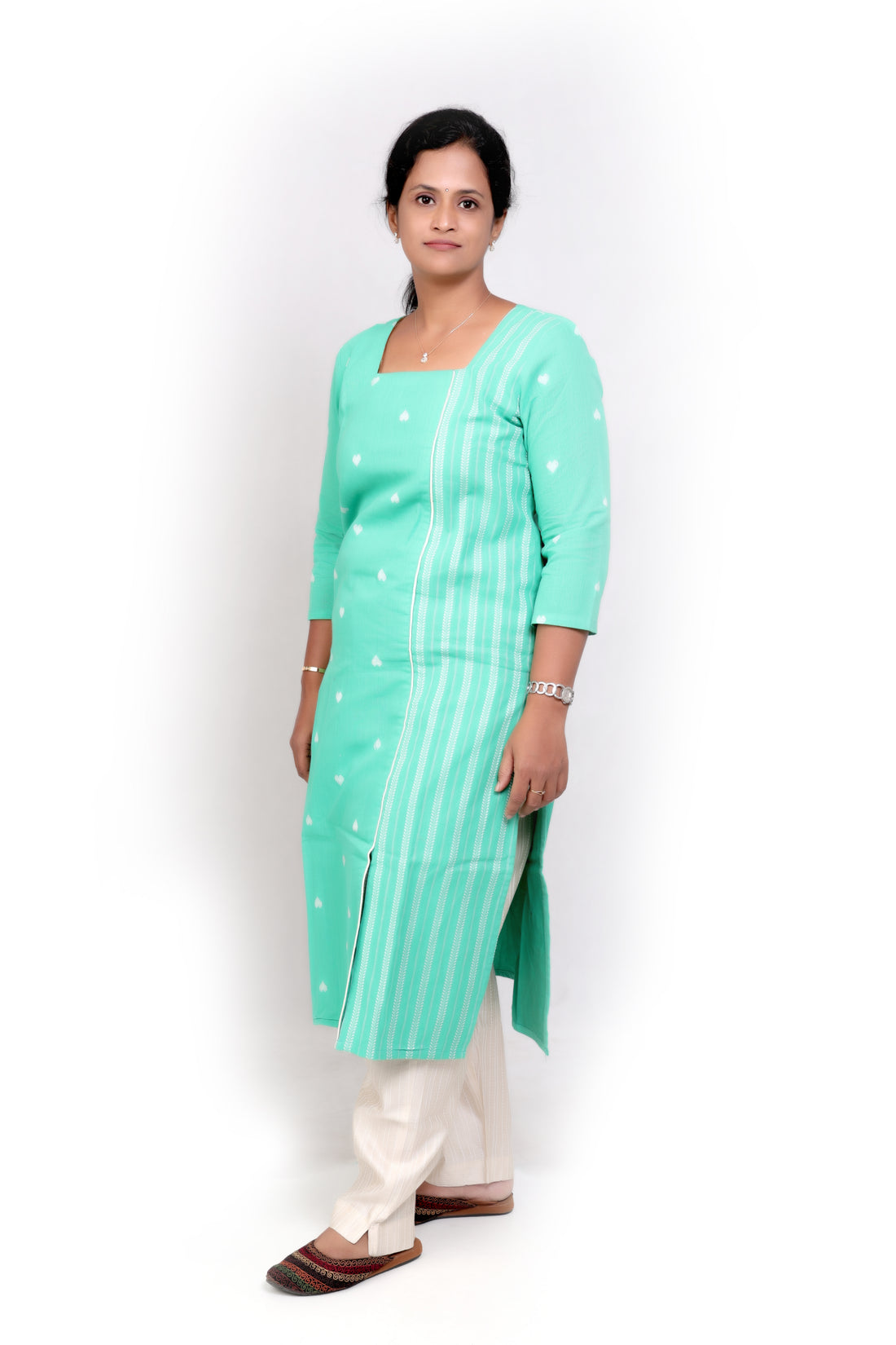 Green South Cotton Salwar set