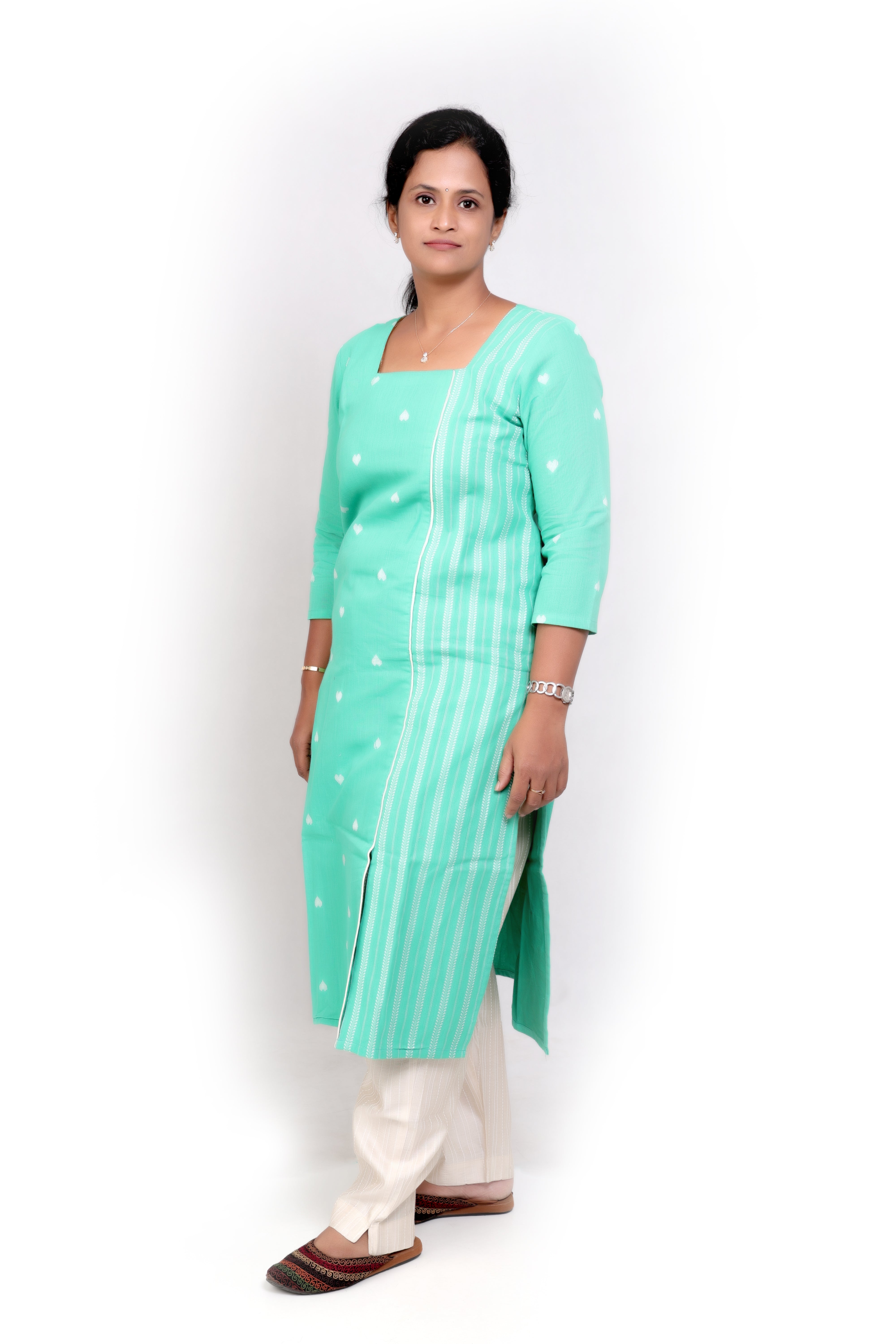 Green South Cotton Salwar set