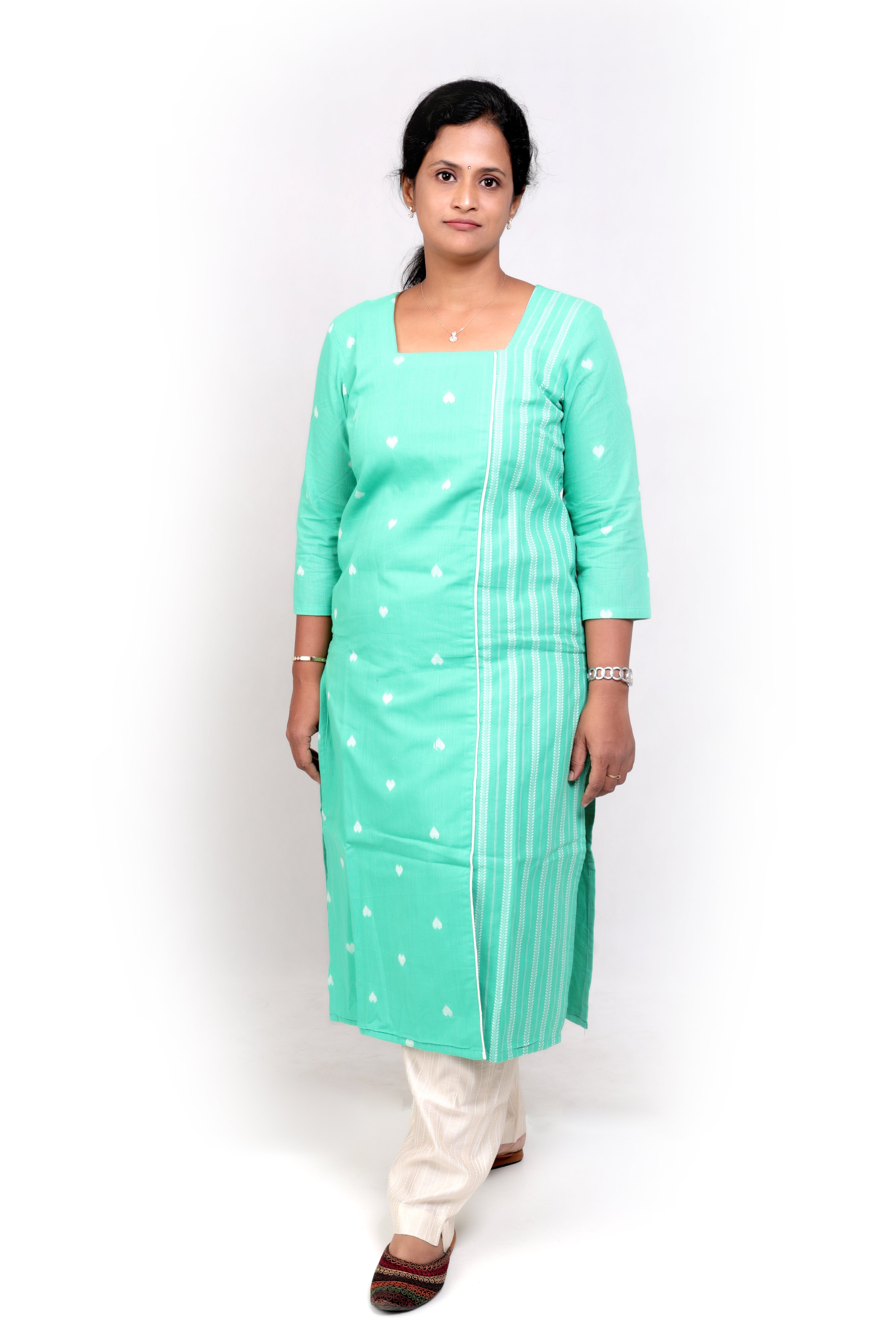 Green South Cotton Salwar set