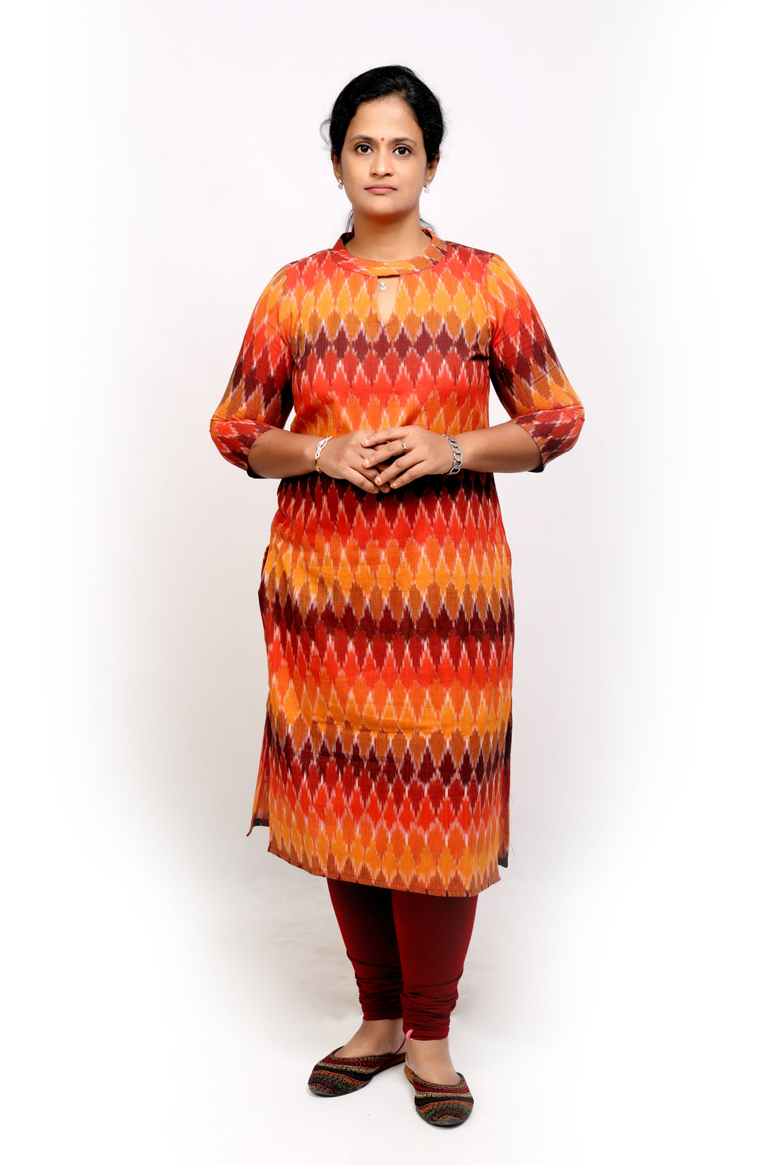 Ikat Cotton Kurti