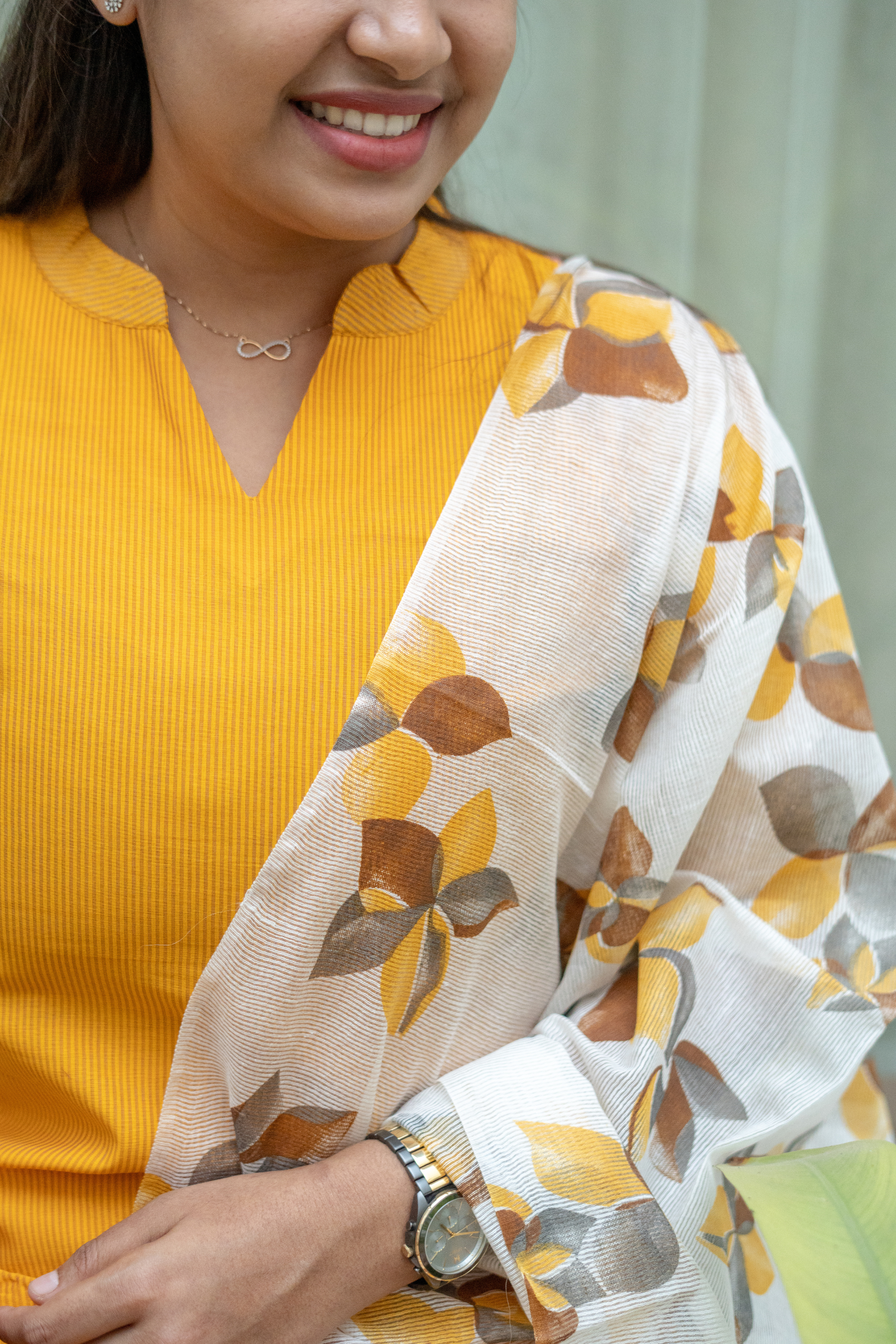 Mustard Cotton Salwar Set