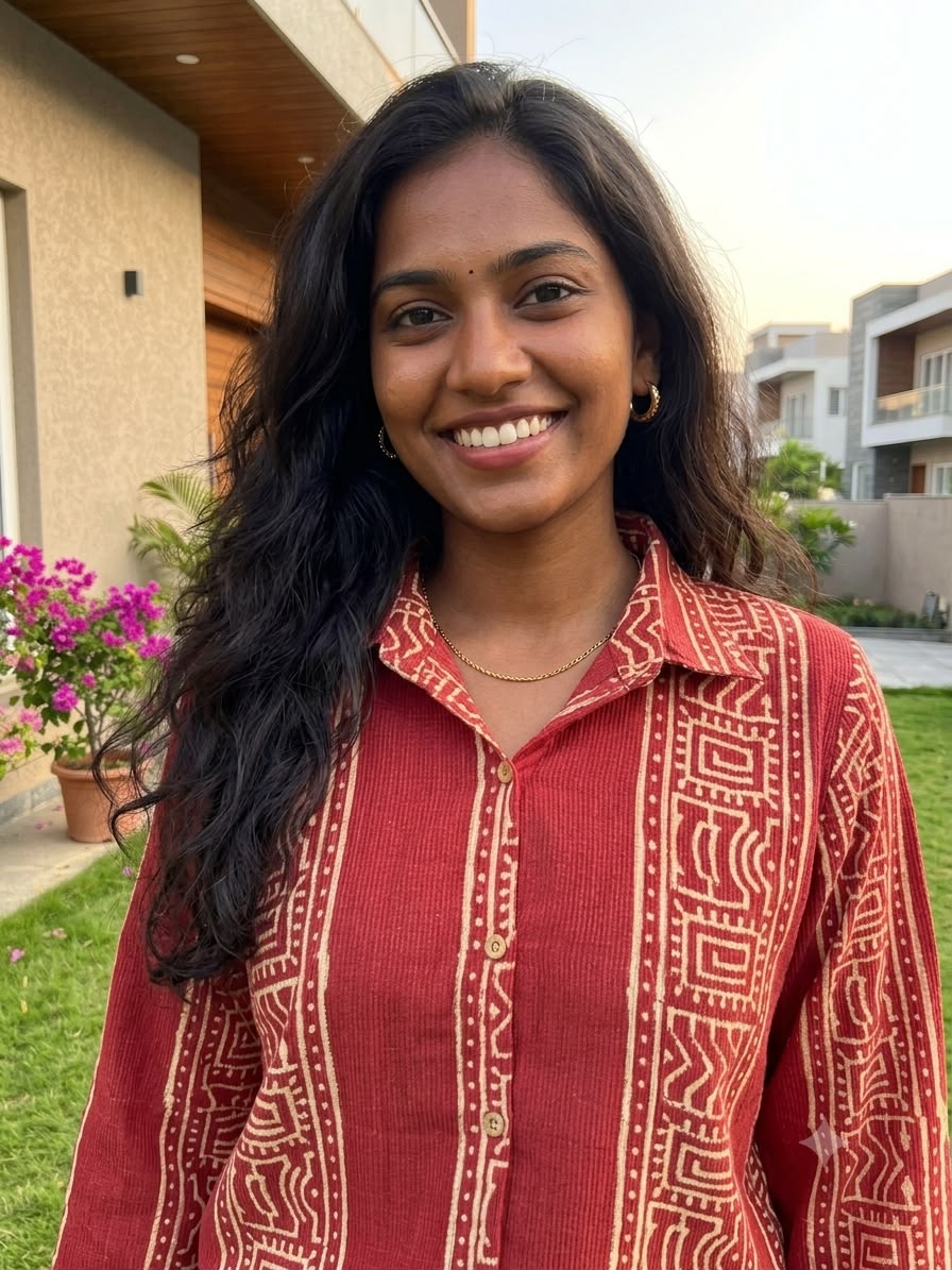 Rust Cotton Shirt